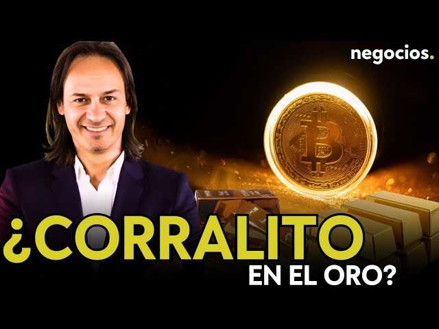 Gráfico comparativo: precio del oro en 4900 USD y alerta cuántica sobre 5 millones de Bitcoin en riesgo