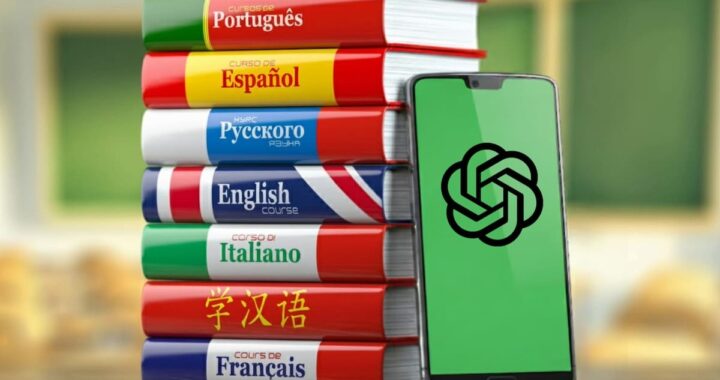 Interfaz de ChatGPT Translate mostrando traducción en tiempo real con opciones de personalización por IA en pantalla dividida