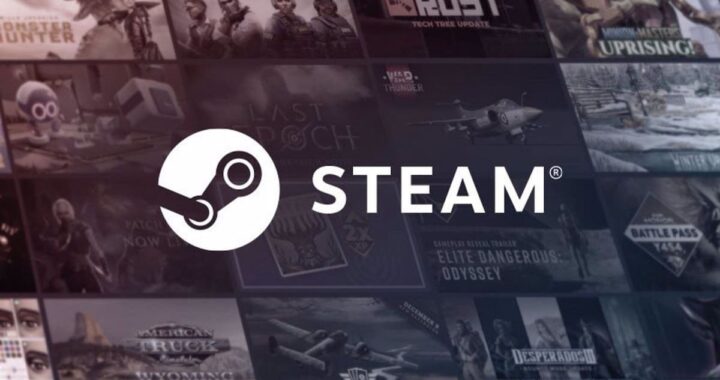 Collage de los 7 juegos revolucionarios de Steam en enero 2026 con escenas de combate, magia dinámica y batallas navales épicas