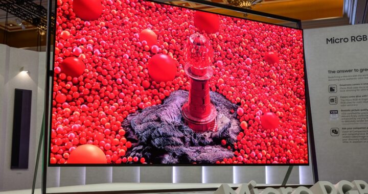 Televisor Samsung de 130 pulgadas exhibido en el CES 2026 con tecnología Micro RGB y retroiluminación revolucionaria