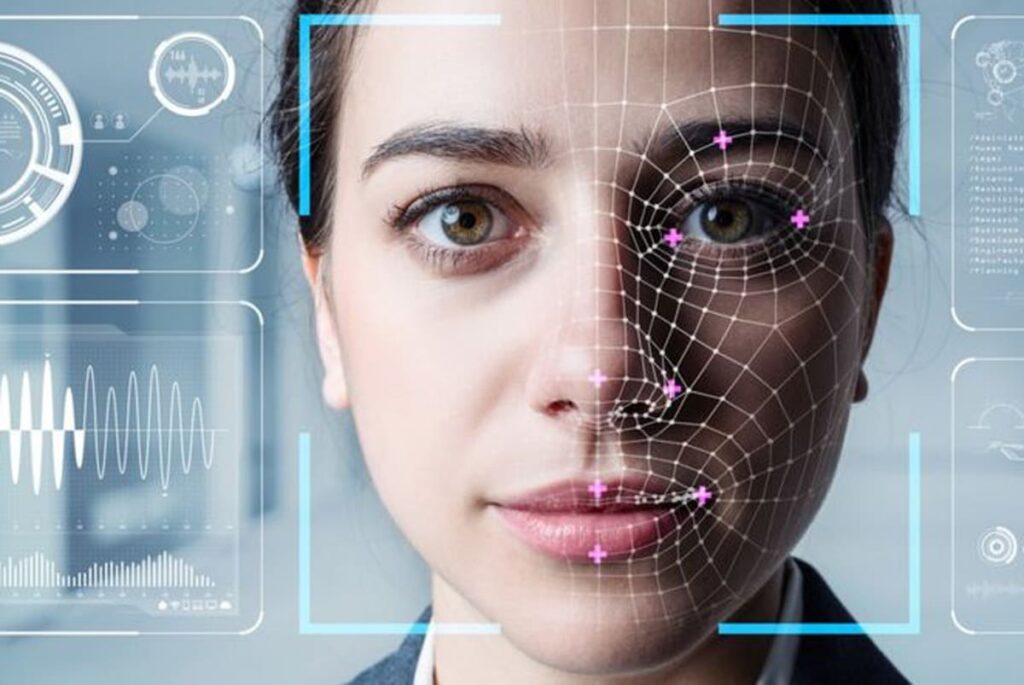 Gráfico con datos de género en IA: 92% hombres vs 8% mujeres, destacando el sesgo en algoritmos y deepfakes