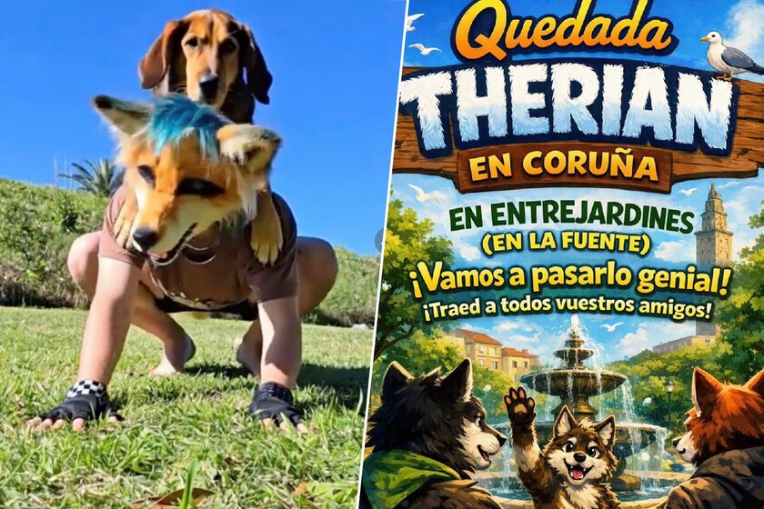 Multitud con móviles grabando un parque vacío durante la falsa alarma de therians en Barcelona