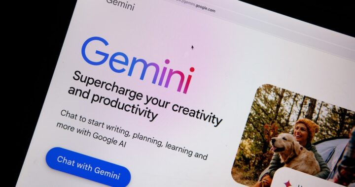 Interfaz de Google Gemini mostrando productos para comprar directamente con asistencia de IA y botón de pago integrado