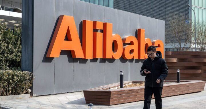 Gráfico de caída bursátil de Alibaba, BYD y Baidu tras inclusión en lista 1260H del Pentágono con datos en rojo