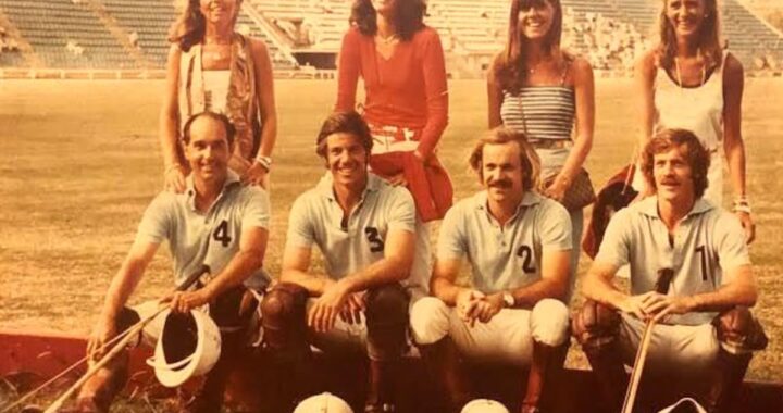 Alfredo 'Negro' Goti en su época de gloria, defendiendo con garra en el polo amateur de los 70