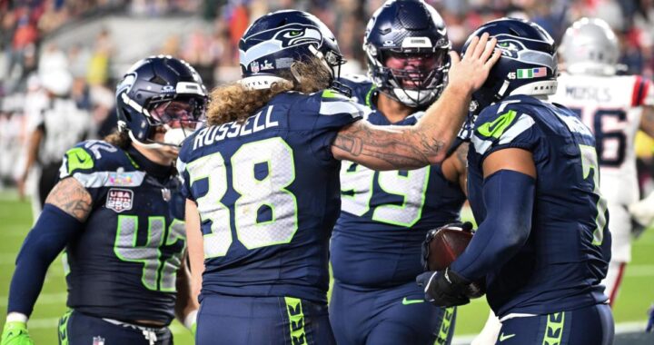 Celebración de los Seahawks tras ganar el Super Bowl LX 29-13 a los Patriots en el Levi's Stadium