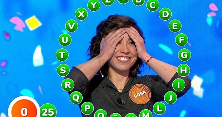 Rosa Rodríguez celebra su victoria en el Rosco millonario de Pasapalabra con 25 letras acertadas y 2.716 millones de euros en juego