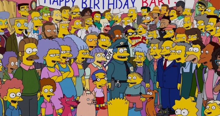 Fotograma del falso final de Los Simpson 2024 con HackGPT y Maggie hablando por primera vez en 35 años