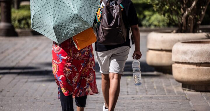 Pantallas con gráficos de trading energético y alertas de IA sobre cambios climáticos antes del pronóstico oficial, mostrando ganancias en tiempo real