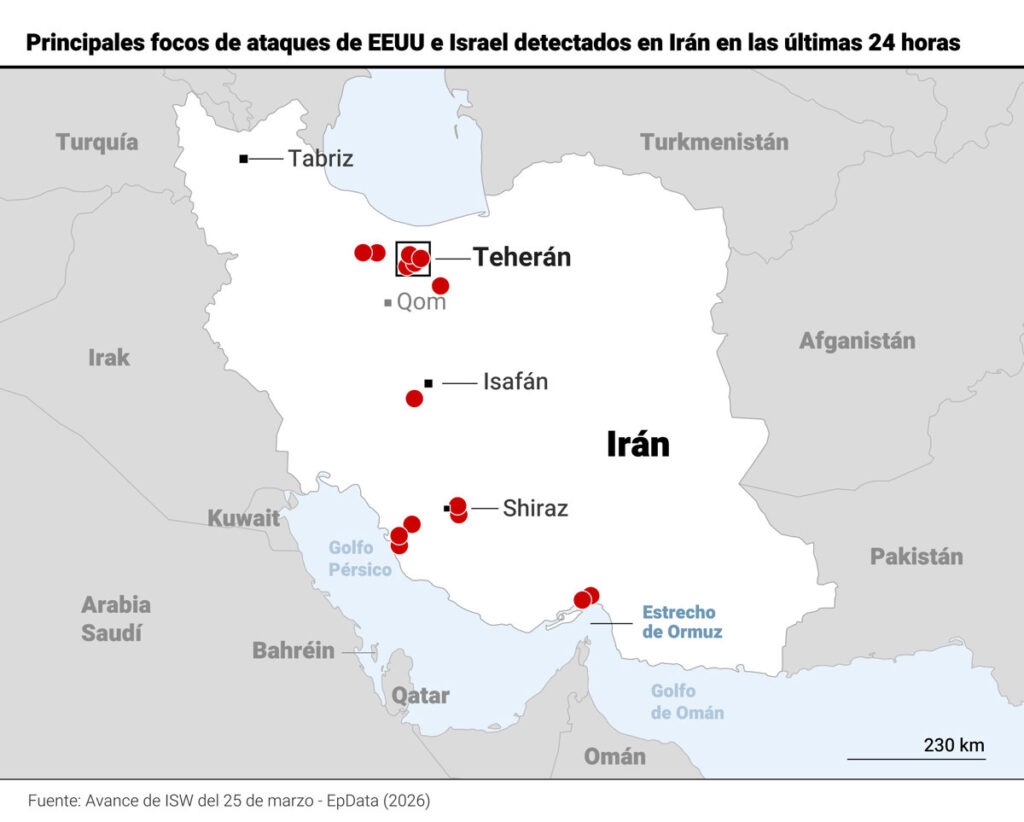 Documento de 15 puntos sobre la mesa de negociaciones entre EEUU e Irán con banderas de ambos países de fondo