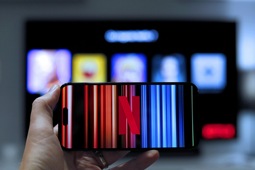 Gráfico de caída del 9% en acciones de Netflix tras adoptar publicidad en su plataforma
