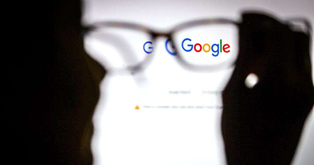 Gráfico de ingresos de Google con IA superando los 82000 millones en publicidad y búsquedas inteligentes