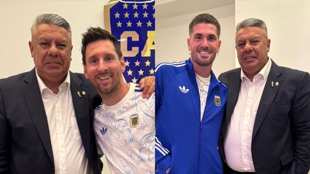 Rodrigo De Paul en rueda de prensa con gesto serio tras desmentir rumores de división en el vestuario argentino