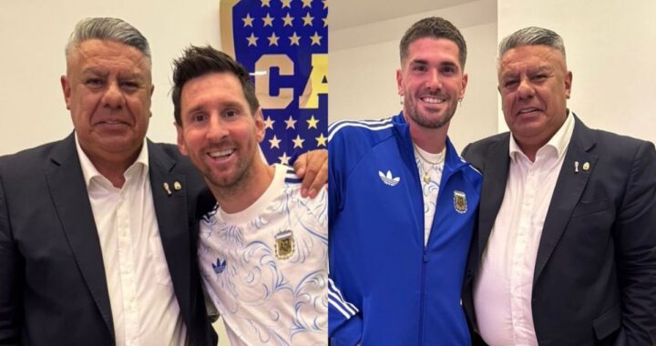 Rodrigo De Paul en rueda de prensa con gesto serio tras desmentir rumores de división en el vestuario argentino