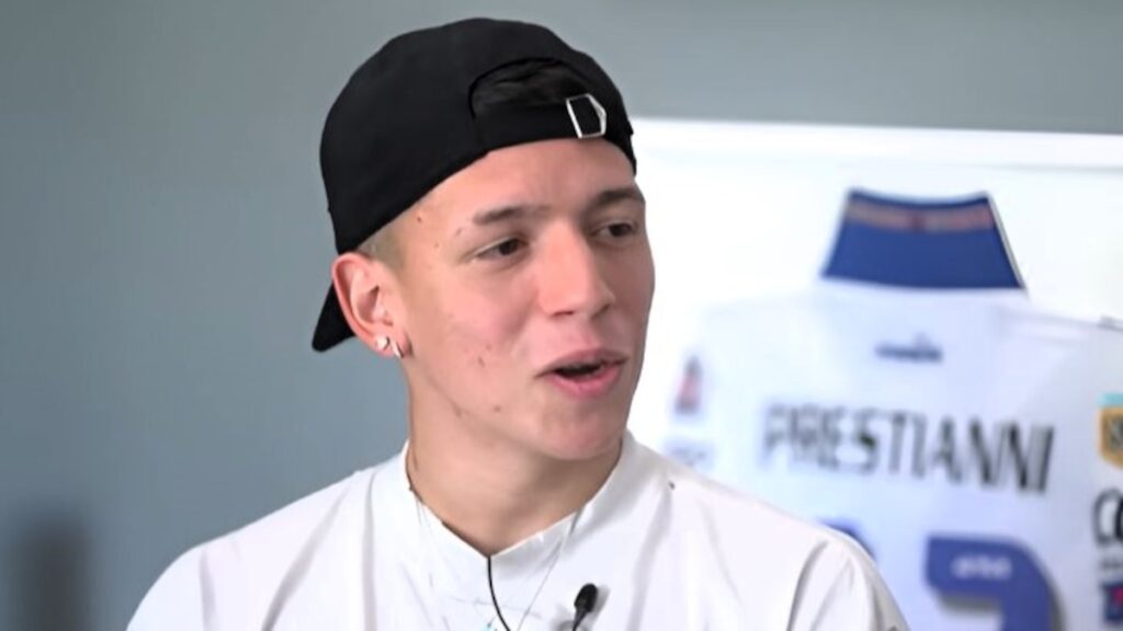Gianluca Prestianni en rueda de prensa tras polémica con Mbappé y Vinícius por acusaciones de racismo en la Champions