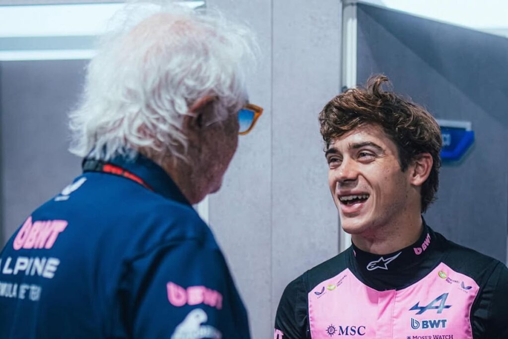 Franco Colapinto en su Alpine A526 durante la Q3 en Montreal, superando a Pierre Gasly en clasificación