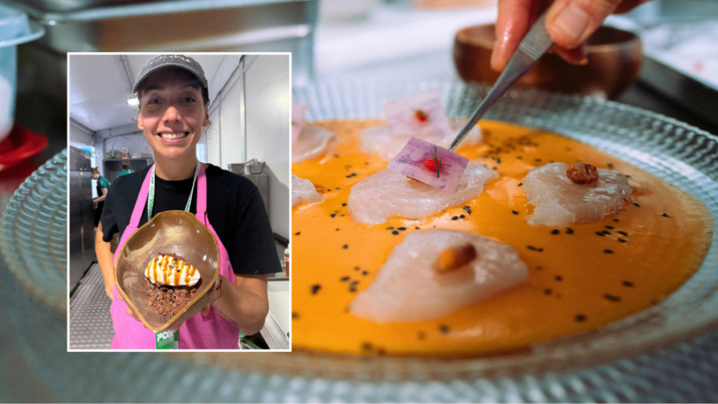 Chef Alejandra Espinoza presenta ceviche Jipijapa y cacao ecuatoriano en evento de Fórmula 1 Miami 2026
