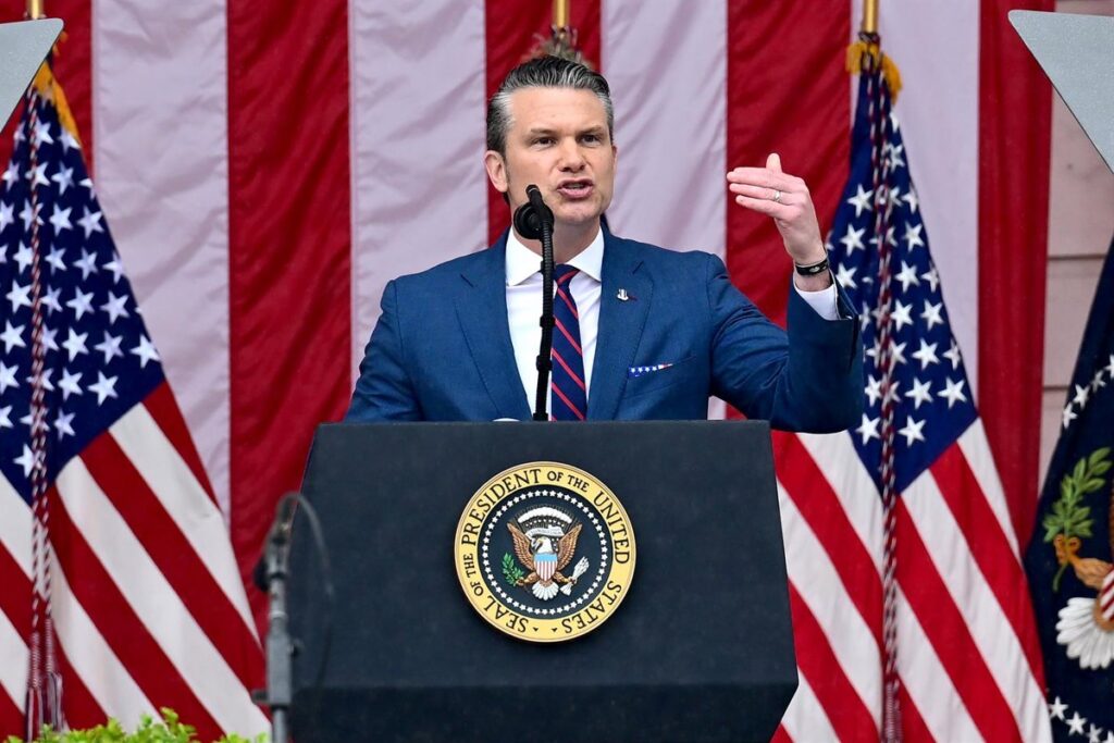 Pete Hegseth en Shangri-La 2026 anunciando el fin del apoyo incondicional de EEUU a sus aliados militares