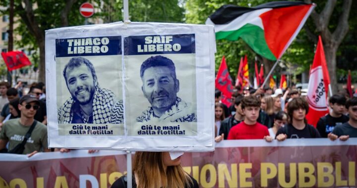 Activistas detenidos por la marina israelí durante intento de romper bloqueo naval a Gaza con barco de bandera europea