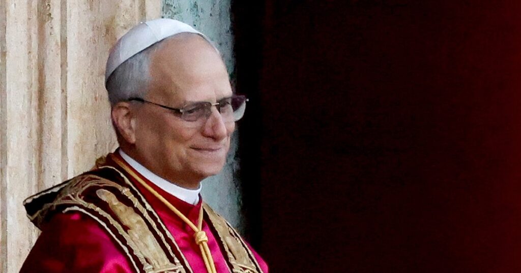 Papa León XIV y Christopher Olah de Anthropic en mesa de negociación con documento 'Magnifica Humanitas' sobre regulación ética de IA