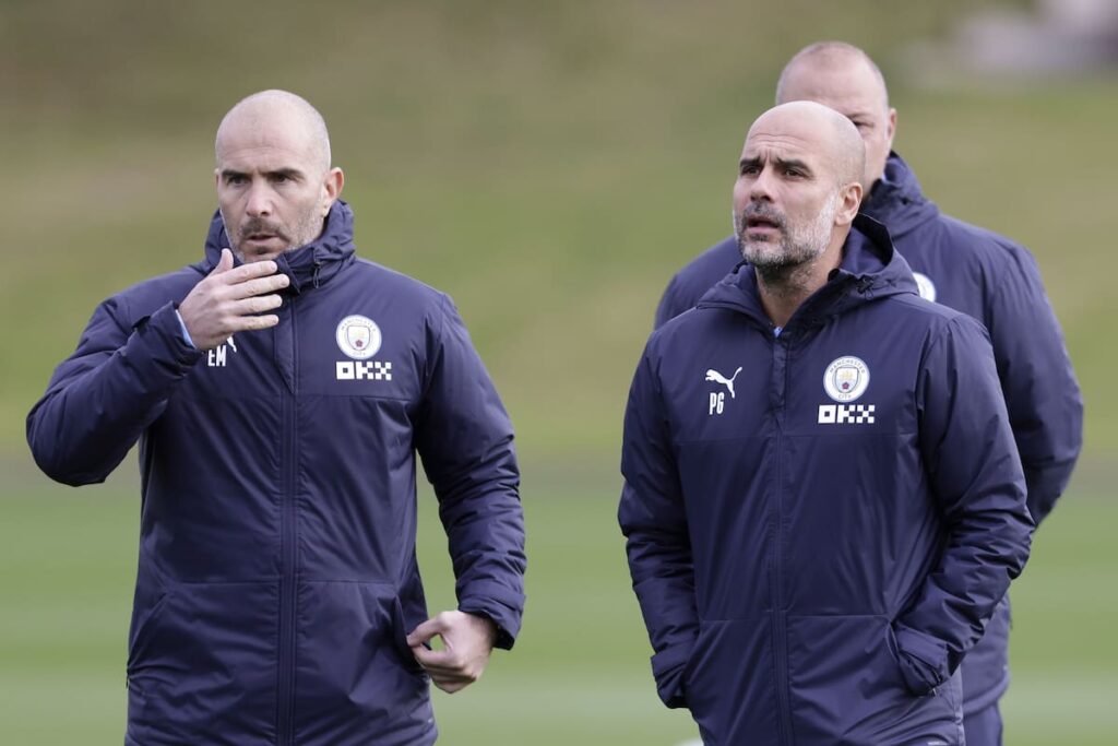 Pep Guardiola con trofeo de la FA Cup 2025, su último título con el City antes de su despedida histórica