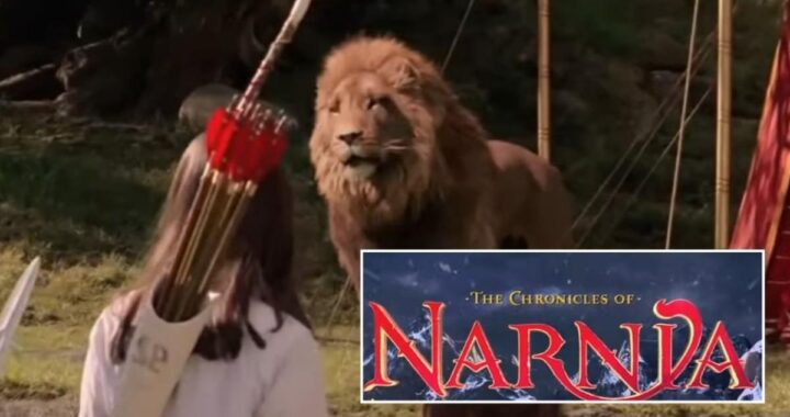 Cartel oficial de 'Narnia: El Sobrino del Mago' con Meryl Streep como la Bruja Blanca y fondo de Londres victoriano