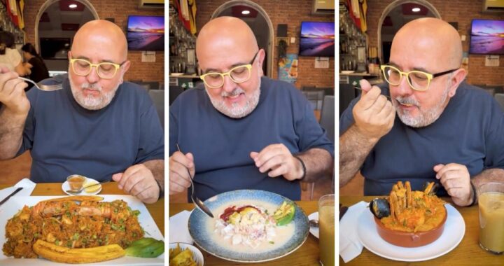 Ceviche de Jipijapa con pasta de maní y chifles en plato tradicional de barro, único en el mundo