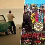Juan Carrión muestra cuaderno con huecos en letras de los Beatles a John Lennon en Almería 1966