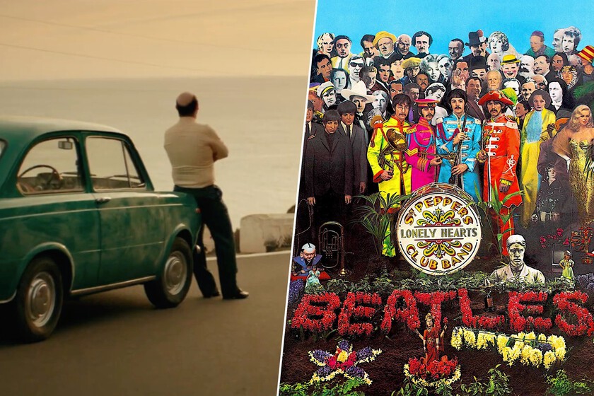 Juan Carrión muestra cuaderno con huecos en letras de los Beatles a John Lennon en Almería 1966