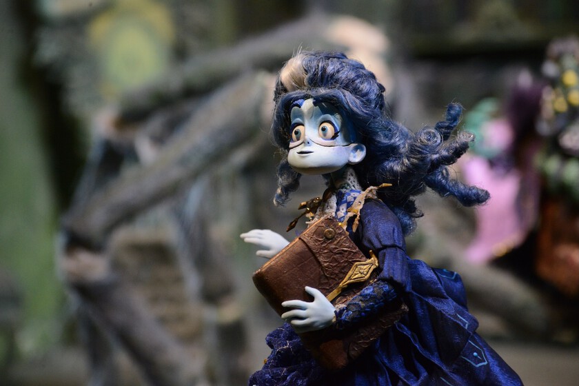 Cartel de Soy Frankelda, primera película stop-motion 100% mexicana de Guillermo del Toro en Netflix