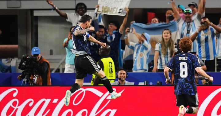 Argentina celebra gol ante Jordania con Messi en el banco y afición albiceleste en Dallas Stadium