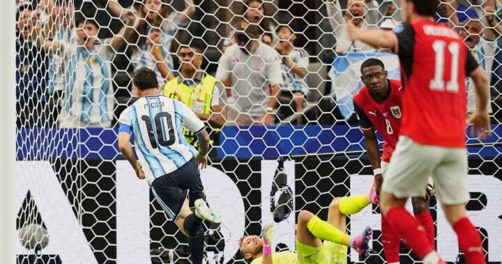 Lionel Messi celebra su doblete ante Austria en el Mundial 2026 con 18 goles históricos