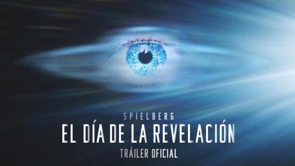 Cartel oficial de 'El día de la revelación' (2026) con Emily Blunt y Josh O'Connor en atmósfera de tensión extraterrestre