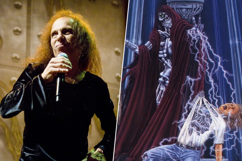 Portada del álbum Dehumanizer de Black Sabbath con referencia a Computer God y su visión distópica de la tecnología