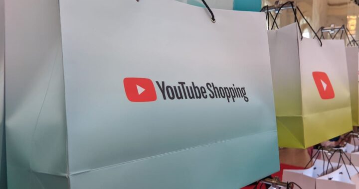 Interfaz de YouTube Shopping con productos de Mercado Libre etiquetados en video
