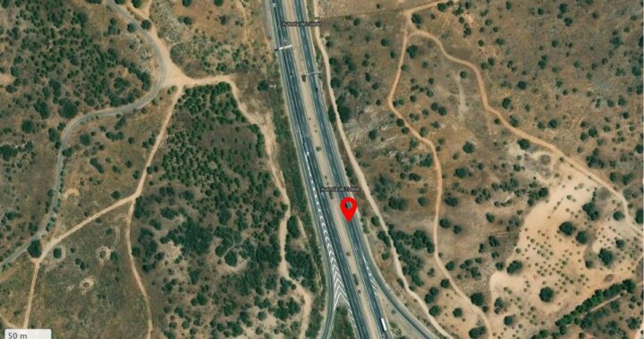 Vehículos de emergencia en el km 76 de la A-42 tras choque con bebé herido de 5 meses