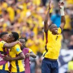Celebración de Ecuador tras remontar a Alemania y lograr la clasificación histórica en el fútbol