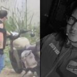 David Reinoso y su hijo Dante con heridas visibles tras choque frontal en moto contra un carro
