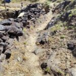 Petroglifo recién descubierto en Plaza del Inca, Quilanga, durante recuperación del Qhapaq Ñan con tecnología LiDAR