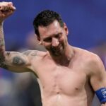 Lionel Messi celebra su gol del 2-2 en la remontada épica de Argentina 3-2 ante Egipto en el Mundial 2026